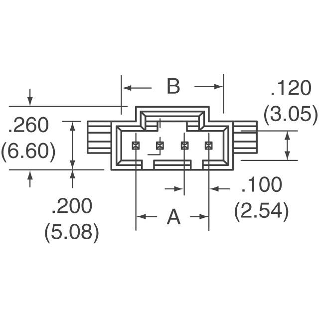705450038 Molex  Embases à broches mâles